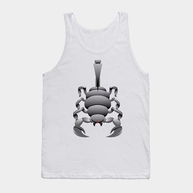 Metal Scorpion Tank Top by Scanline